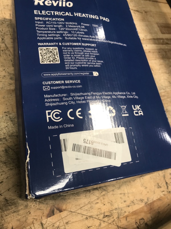 Photo 1 of Heating Pad for Back - Pain Relief Fast Heating Waist Abdomen Heating Belt with Magic Tape, Ten-Level Temperature Control Pad, Timing Auto Shut Off Heating Pad 110-120V-Grey
