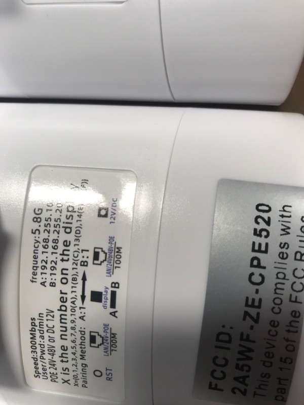 Photo 1 of Point to Multipoint Outdoor Internet Long Range Wireless Bridge for Starlink Gen 3 Router, Starlink WiFi Extender, IP65 Waterproof, 5.8GHz 3KM 100Mbps with 16dBi High Gain Antenna, 3 PacK