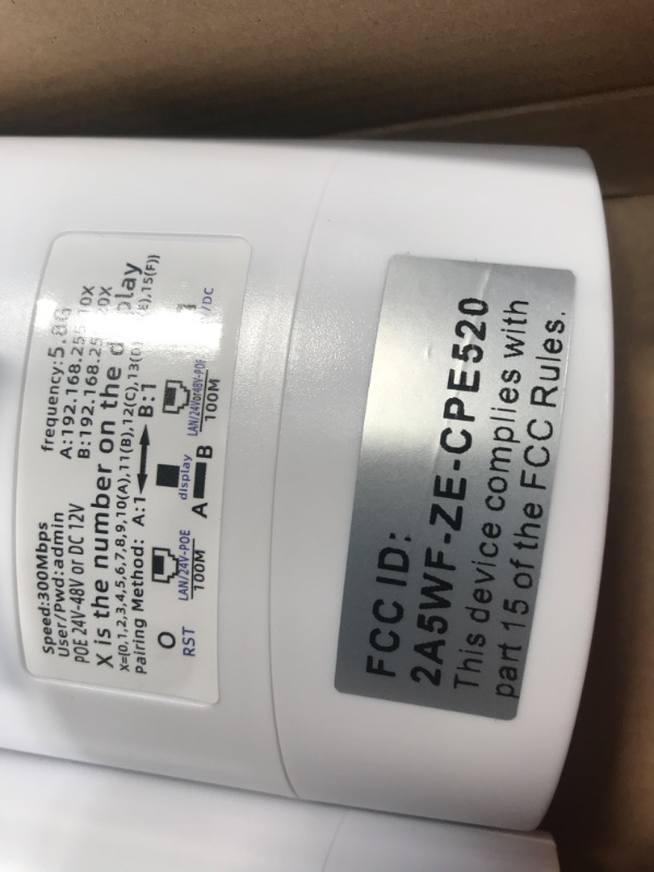 Photo 1 of Point to Multipoint Outdoor Internet Long Range Wireless Bridge for Starlink Gen 3 Router, Starlink WiFi Extender, IP65 Waterproof, 5.8GHz 3KM 100Mbps with 16dBi High Gain Antenna, 3 PacK