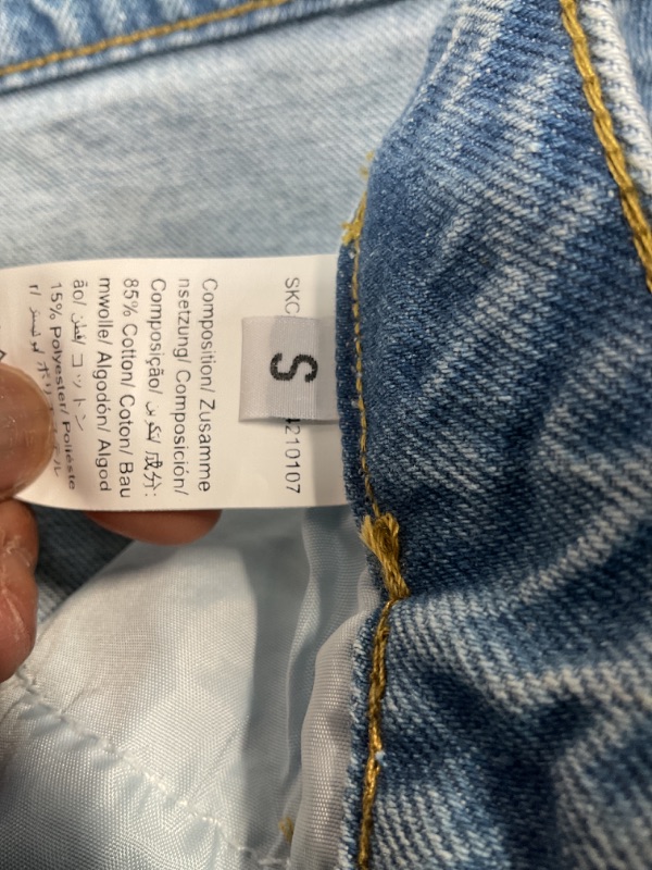 Photo 1 of Angsuttc Womens Jeans with Patchwork Stripes High Waisted Stretchy Denim Color Block Straight Wide Leg Trendy Jean S