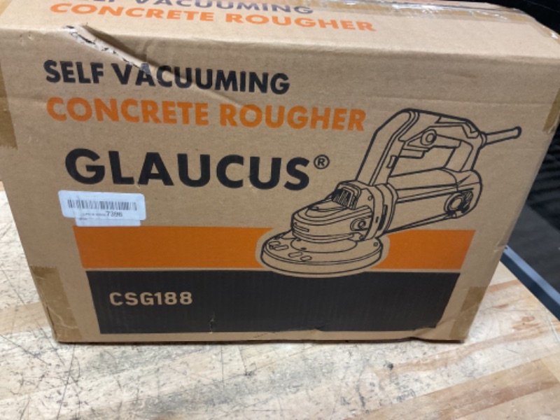 Photo 1 of ***FINAL SALE DIDNT POWER ON PARTS ONLY ITEM*** GLAUCUS® 7-Inch Concrete Surface Grinder, Angle Grinder Kit with Dust Shroud, floor grinder, 2200W Motor,Auxiliary Handle, Diamond Wheel, 90° Seamless sanding for Floor, Wall, Adhesive and Ceiling
