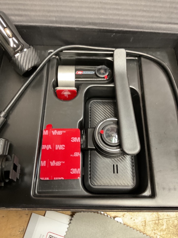 Photo 1 of Miofive Dash Cam Car Front Rear 4K+4K WiFi Bluetooth Dash Cam with 64GB SD Card, Dual Car Camera with Parking Monitoring, Super Night Vision, HDR, G-Sensor, Loop Recording, App Control, Max 512GB