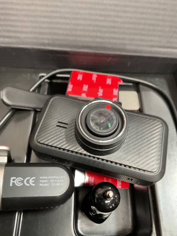 Photo 1 of Miofive Dash Cam Car Front Rear 4K+4K WiFi Bluetooth Dash Cam with 64GB SD Card, Dual Car Camera with Parking Monitoring, Super Night Vision, HDR, G-Sensor, Loop Recording, App Control, Max 512GB