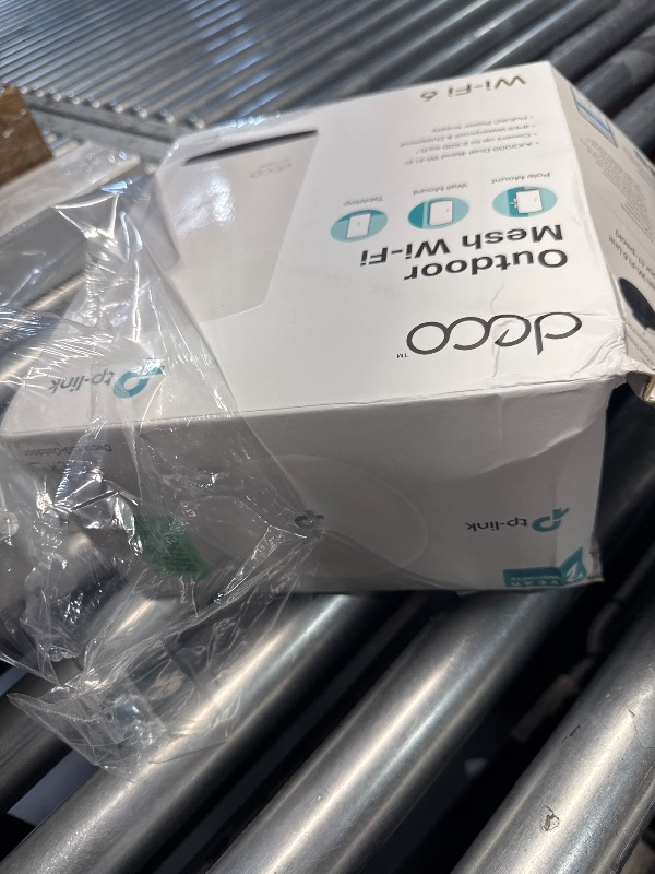 Photo 1 of TP-Link Deco Outdoor Mesh WiFi (Deco X50-Outdoor), AX3000 Dual Band WiFi 6 Mesh, 2 Gigabit PoE Ports, 802.3at PoE+,Weatherproof, Works with All Deco Mesh WiFi, 1-Pack**FACTORY SEALED