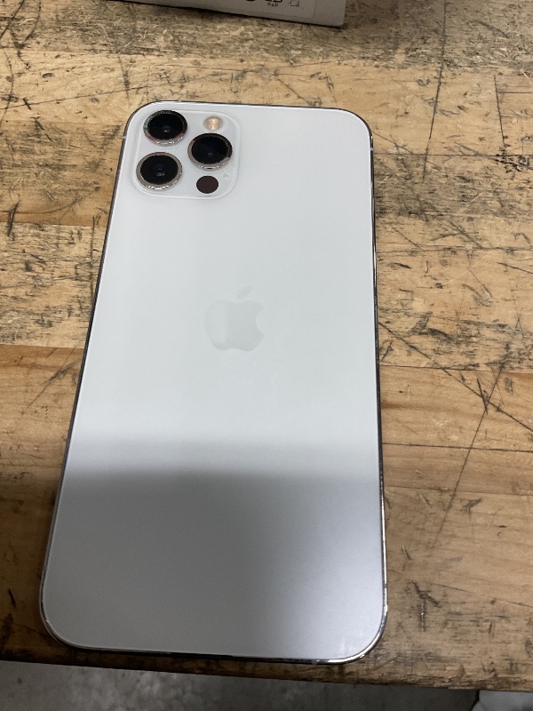 Photo 1 of PASSWORD LOCKED ***PARTS ONLY***  Apple iPhone 12, 256GB, White Titanium -  (Renewed)