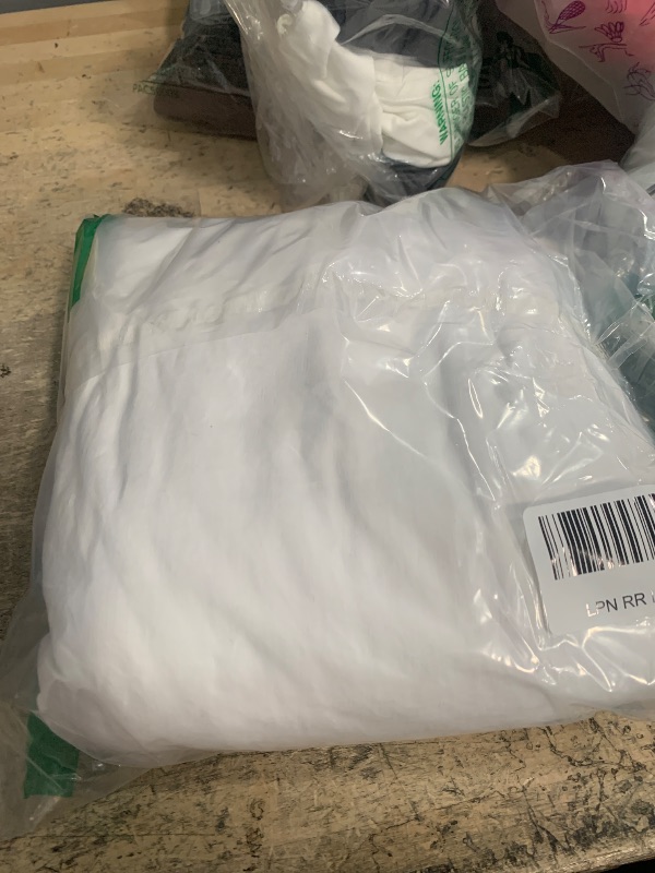 Photo 1 of 100% Egyptian Cotton Deep Pocket Full White Fitted Sheet Only - 1000 Thread Count Luxury Hotel Fitted Sheet, Extra Soft Cooling Sateen Weave Bottom Sheet, Fits Mattress Upto 18 in