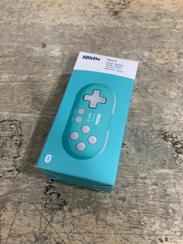 Photo 1 of 8Bitdo Zero 2 Bluetooth Gamepad Keychain Sized Mini Controller for Switch, Windows, Android, macOS & Raspberry Pi(Turquoise Edition)