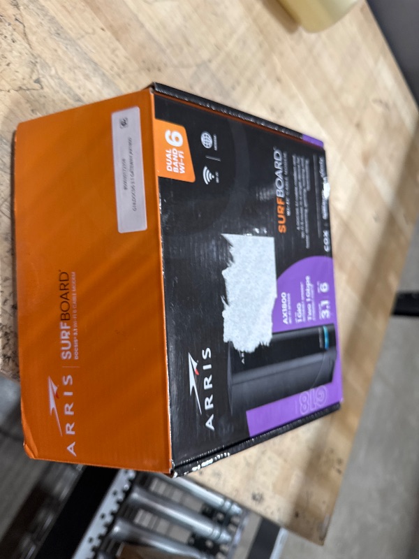 Photo 1 of *POWERS ON* ARRIS (G18) - Cable Modem Router Combo - Fast DOCSIS 3.1 Multi-Gigabit WiFi 6 (AX1800), Approved for Comcast Xfinity, Cox, Spectrum & More