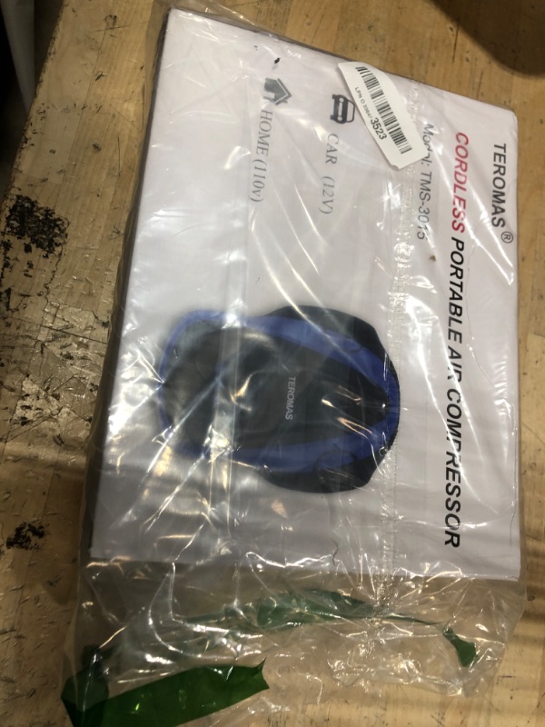 Photo 1 of TEROMAS Tire Inflator Portable Air Compressor, Cordless Air Pump for Car Tires and Other Inflatables, Rechargeable Digital Electric Tire Pump with Pressure Gauge