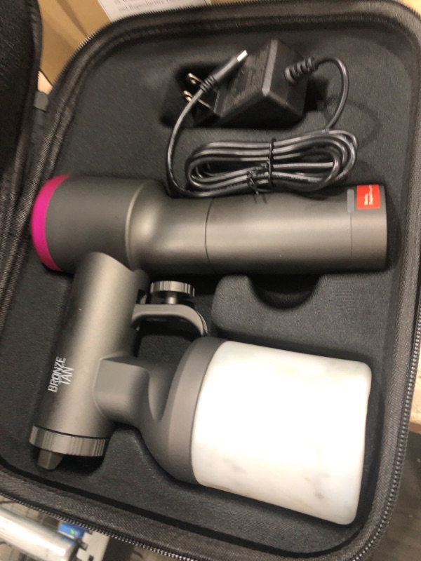 Photo 1 of *MISSING CHARGER* Cordless Spray Tan Machine - Portable and Rechargeable Spray Tan Gun for Salon and Home Use - Lightweight Airbrush Tanning Machine with Even Coverage Sunless Tan Technology by Bronze Tan