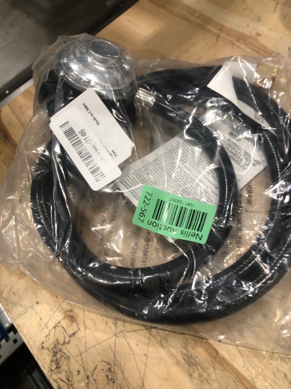 Photo 1 of Alloxity 6 Feet Propane Regulator with Hose, Low Pressure Regulator Replacement Part, QCC1 Hose and Regulator for Weber Genesis, or Most LP Gas Grill, Heater and Fire Pit Table, 3/8" Female Flare Nut
