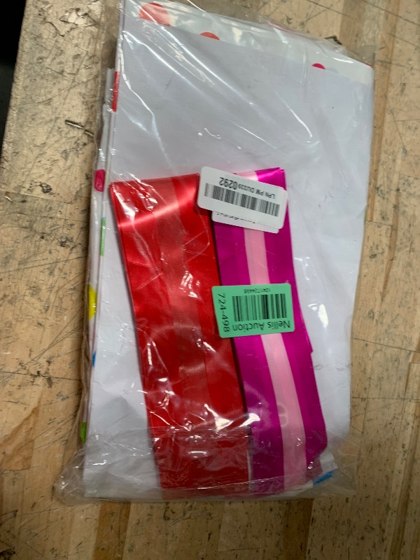Photo 1 of 2 Pcs Large Gift Bags Oversized Plastic Storage Bags 48"x 36" with 2 Pcs Pull Flowers for Huge Big Gifts Presents Wrapping Kids Bicycle Bike Goodie Bags, Birthday, Party, New Parents Baby Shower