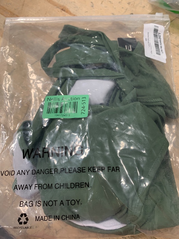 Photo 1 of AI'MAGE Women's One Piece Swimsuits Tummy Control O Ring Cutout High Waisted Bathing Suit Tie Back Swimwear Army Green