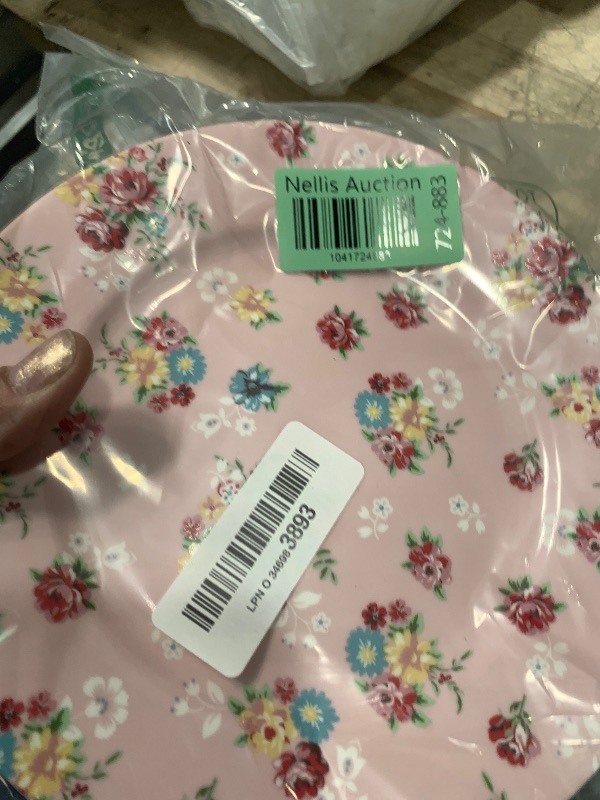 Photo 1 of plate only* Gracie China by Coastline Imports Shabby Rose Teacup and Saucer, 7-Ounce, Pink Floral