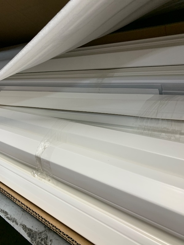 Photo 1 of (Used)(incomplete) DWVO 5x4 FT Outdoor Storage Shed with Reinforced Floor, All-Weather Resin Storage Shed with Lockable Door & Window, Waterproof Plastic