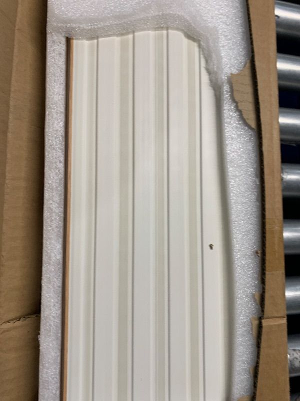 Photo 1 of ***PARTS ONLY***Art3d WPC Slat Wall Panels, 8-Pack 108 x 6 Inch 3D Wall Accents for Interior Wall Decor, Living Room, Bedroom, Boxwood