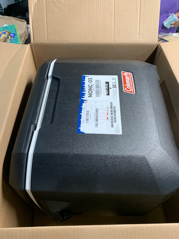 Photo 1 of ***PARTS ONLY***Coleman Insulated Can Cooler: 50 Quart Xtreme 5 Day Wheeled Cooler Insulated Cooler with Wheels Keeps Ice for 5 Days Portable
