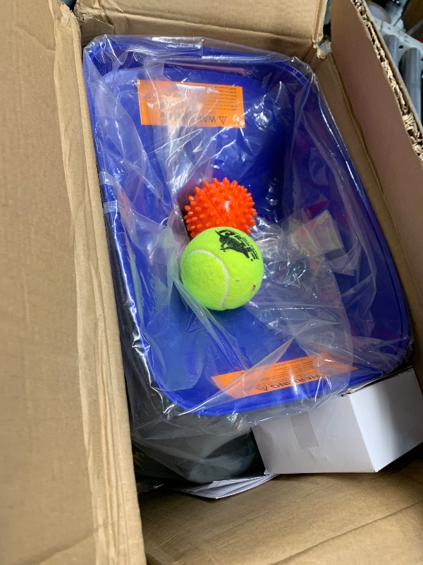 Photo 1 of (Missing power cord) Franklin Pet Supply Co. Ready Set Fetch Automatic Tennis Ball Launcher Dog Toy - Electronic Thrower for Fetch + Playtime - Launches up to 40 Feet - Official Size