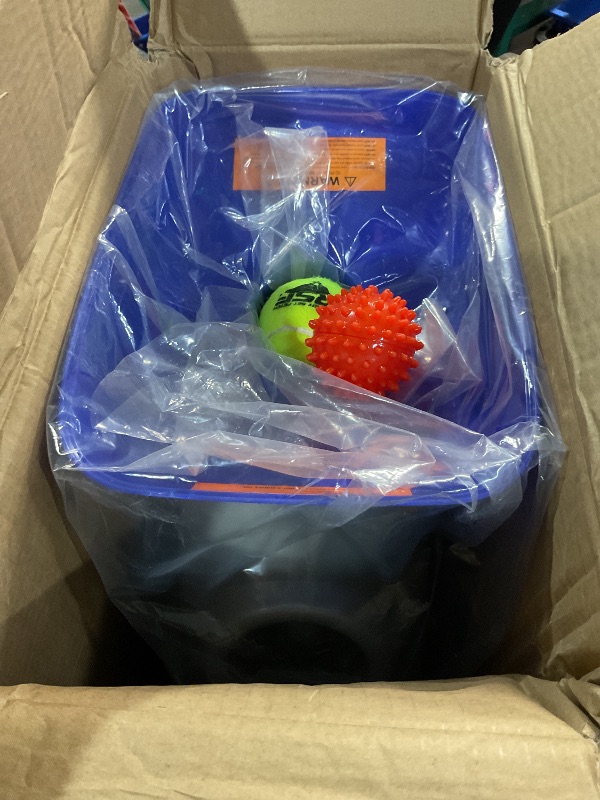 Photo 1 of (Missing power cord) Franklin Pet Supply Co. Ready Set Fetch Automatic Tennis Ball Launcher Dog Toy - Electronic Thrower for Fetch + Playtime - Launches up to 40 Feet - Official Size