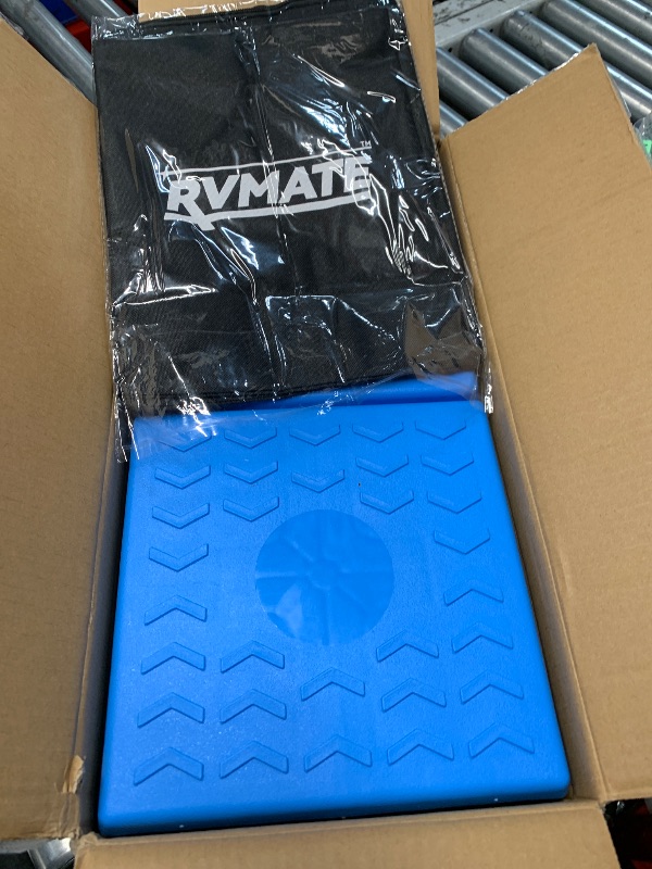Photo 1 of RVMATE RV Leveling Blocks 12 Pack, Heavy Duty Camper Leveling Blocks, Leveling Blocks for RVs, Reduce Trailer Movement, Trailer Leveling Blocks Great for Single and Dual Wheels