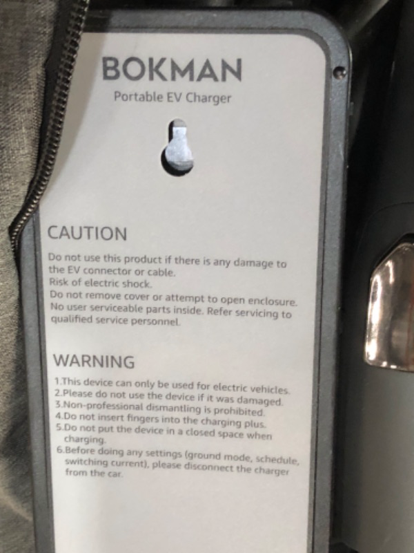 Photo 1 of (see all images) portable EV charger 