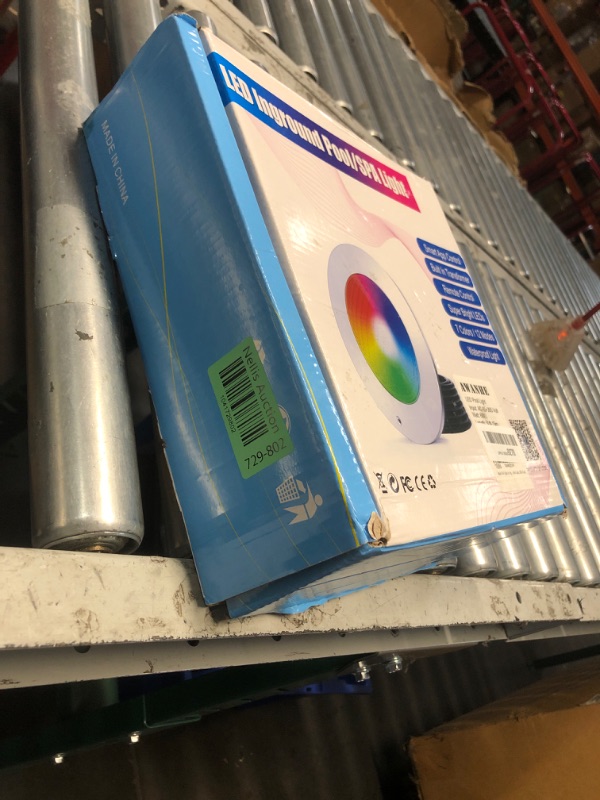Photo 1 of Awanhe Pool Lights for Inground Pool, 60W 10 Inch LED Inground Pool Light with Controller, Remote and APP Control for Wet Niche, Color Changing Underwater Swimming Pool Lights with 50 Foot Cord