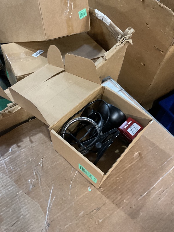 Photo 1 of ***(MISSING 1 BULB)***Dallfoll Reptile Heat Lamps, Turtle Lamp UVA/UVB Turtle Aquarium Tank Heating Lamps with Clamp, 360°Rotatable Basking Lamp for Reptiles Lizard Turtle Snake with 2 Heat Bulbs (Heat Lamp 25w/50w Bulb)