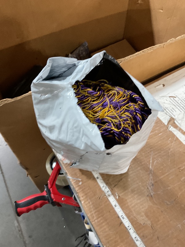 Photo 1 of (PARTAIL SET) (BAGGED) Wholelovein 40 Pack Graduation Honor Ropes Cords Bulk, Yarn Honor Cords with Tassel for High School Bachelor Gown College Graduation 2025(Gold & Purple)