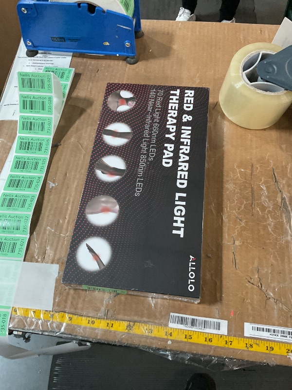 Photo 1 of *FACTORY SEALED*
ALLOLO Red Light Therapy for Body, 3-in-1 LED Bead with Timer Remote Control, 12.6"*6.3" 660nm&850nm Infrared Light Therapy for Body Pain Relief Wearable for Muscle Repair