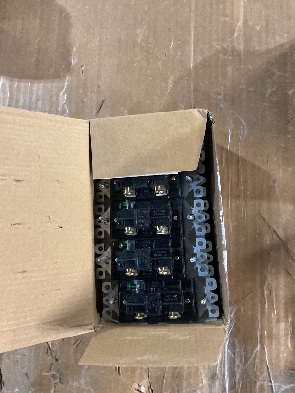 Photo 1 of AIDA Light Switch Single Pole Light Switch Square Rocker Switch Decora Switches White, 15 Amp Self-grounding Electrical Light Switches, Residential Grade, UL Listed (10 Pack, Glossy White)