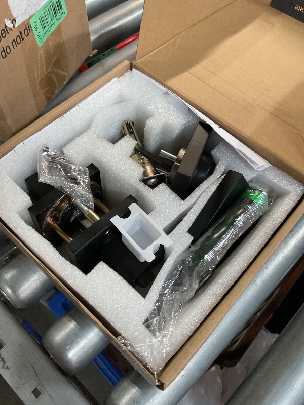 Photo 1 of (Used)(Missng Keys)  Dawn Exterior Door Lock Set,Combo Lock-Heavy Duty Black Door Handle and Single Cylinder