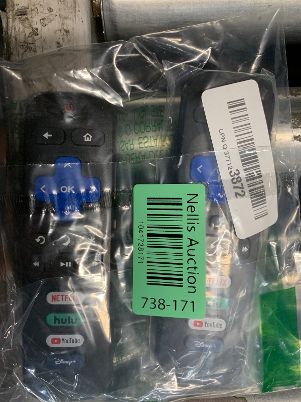 Photo 1 of (Pack of 2) Replacement-Remote-Control for Roku-TV,Compatible for TCL Roku/Hisense Roku/Onn Roku/Philips Roku Smart TVs(Not for Roku Stick and Box)