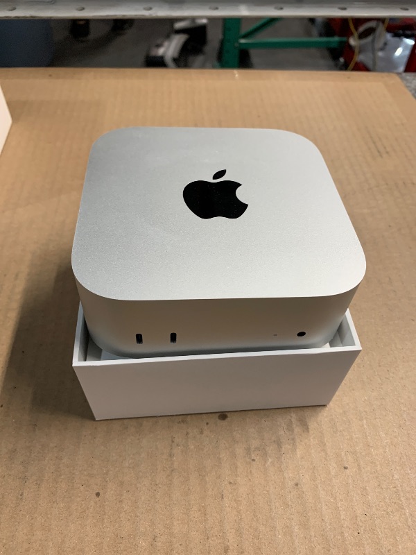 Photo 1 of Apple 2024 Mac mini Desktop Computer with M4 chip with 10?core CPU and 10?core GPU: Built for Apple Intelligence, 16GB Unified Memory, 256GB SSD Storage, Gigabit Ethernet. Works with iPhone/iPad