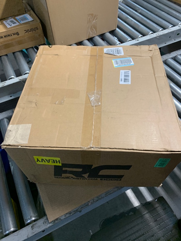 Photo 1 of (DAMAGED) (DENTS/WORN) Rough Country Black Steel 17x9 | 6x5.5 | 4.25 Bore | -12-RC51-7655 Wheel with Painted (17 x 9. inches /6 x 5 inches, -12 mm Offset)