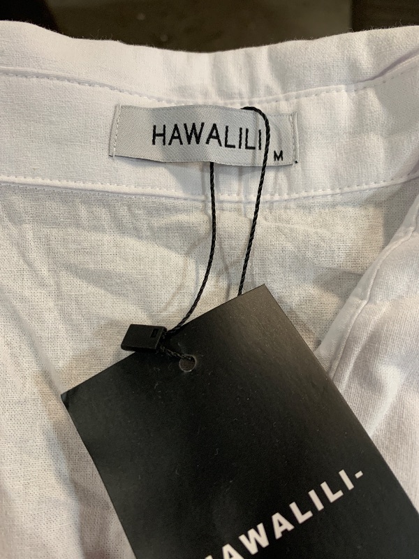 Photo 1 of (see all images) hawalili Men Linen Sets Outfits 2 Piece Short Sleeve Cuban Shirts Summer Guayabera Linen Beach Casual Set White,M