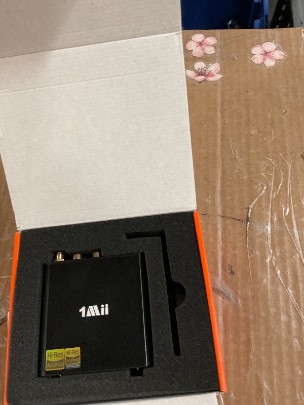 Photo 1 of 1Mii LDAC Hi-Res Bluetooth HiFi Receiver, Bluetooth 5.1 Audio Adapter w/Audiophile DAC/AptX HD/LL/AAC for Home Stereo, AV Receiver or Amplifier, OLED Display & Optical AUX Output,USB Input, EQ Mode