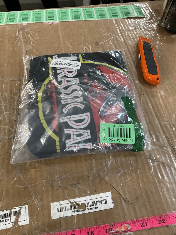 Photo 1 of *STOCK IMAGE FOR REFERENCE* Black Jurassic Park T-shirt, large