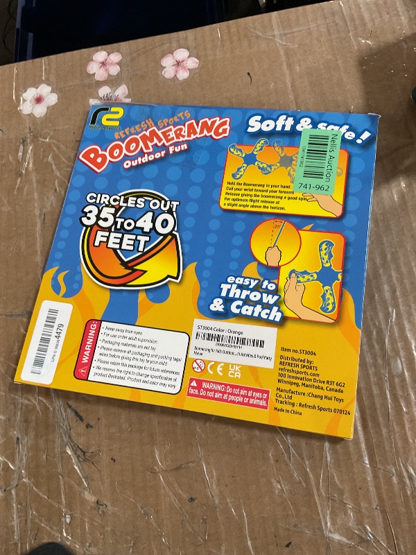 Photo 1 of Refresh Sports Soft Boomerang - Best Gifts for Boys & Girls - Fun Kid Stocking Stuffers & Holiday Presents - Outdoor Toys & Birthday Party Favors - Goodie Bag Easter Basket Stuffers for Kids