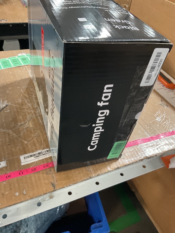 Photo 1 of Protable Misting Fan, 6L Bucket Misting Fans with Remote, 20000mAh Rechargeable Battery Portable Fan for Outdoors Patios, Camping Fans 45°/90° Adjustable, Hanging & Lighting for Outdoor Cooling Gift