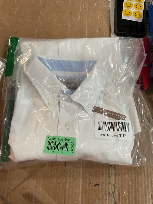 Photo 1 of (SMALL) (BAGGED) ARIAT Mens MNS Wf Solid Ls White Shirt, White, Small US