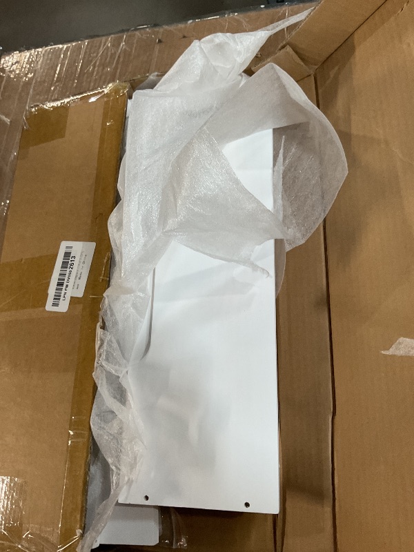 Photo 1 of Noviko Wifi Storage Box Wall Mount Wifi Router Box Hider Decorative Router Storage Modem Wall Mount (White, 16.5" W x 4.7" D x 12.6" H)