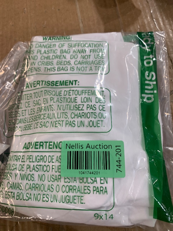 Photo 1 of (BAGGED) (USED/FAIR) Spring&Gege Boys Short Sleeve Ringer Tee Kids Cotton Sport Crew Neck T-Shirts, White and Green, Size 7-8 Years
