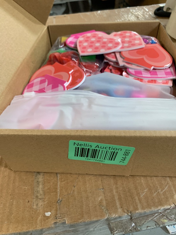 Photo 1 of 224 Pieces Valentine's Day School Exchange Gifts Valentine School Stationery Set Class Reward Prizes Notebooks Pencils Sharpener Erasers Stickers Stamps for Valentines Goodie Stuffers Party Supplies
