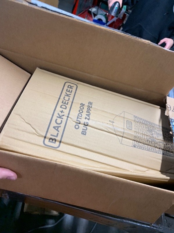 Photo 1 of BLACK+DECKER Bug Zapper- Mosquito Repellent & Fly Traps for Indoors- Mosquito Zapper & Killer- Gnat Trap Bug Catcher for Insects Outdoor, Half Acre Coverage & Free Bulb Included