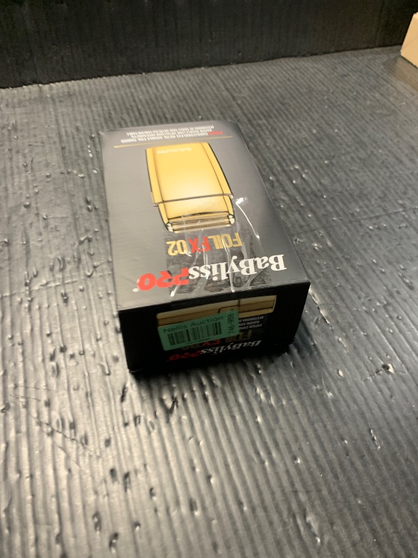Photo 1 of (missing charger) (parts) (untested) BaBylissPRO Baberology Double Foil Shaver FXFS2G GOLDFX Professional Electric Shaver