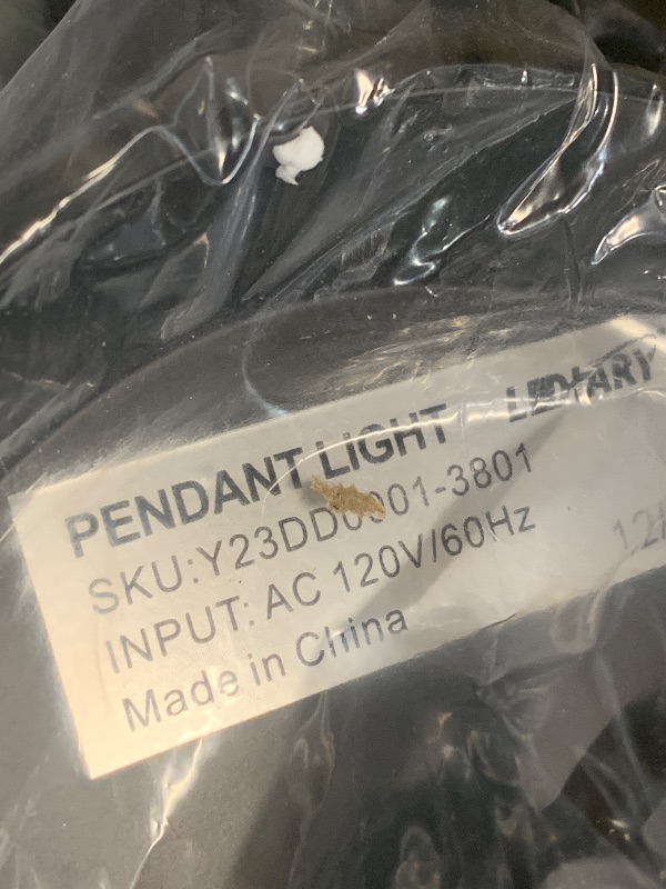 Photo 1 of (used)(see all images) LEDIARY 32 Inch 12 Lights Wagon Wheel Chandelier, Black Farmhouse Chandeliers for Dining Room Over Table, Modern Rustic 