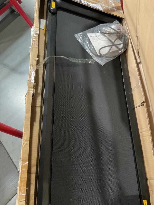 Photo 1 of (Powers on) UREVO Walking Pad, Under Desk Treadmill for Home Office, Portable Desk Treadmill with Double Shock Absorption Remote Control LED Display, 265 Lb Capacity