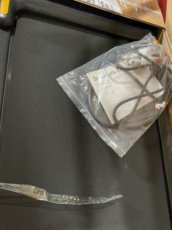 Photo 1 of (Powers on) UREVO Walking Pad, Under Desk Treadmill for Home Office, Portable Desk Treadmill with Double Shock Absorption Remote Control LED Display, 265 Lb Capacity
