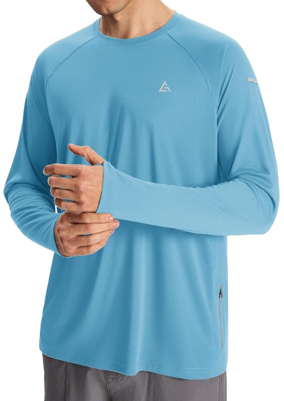 Photo 1 of 
Men’s Sun Protection Shirts UPF 50+ Long Sleeve UV Shirt Rash Guard for Men Quick Dry Swim Fishing Beach Athletic
3XL

