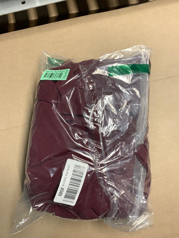 Photo 1 of (BAGGED) (USED/FAIR) Dressystar Women's V Neck Sleeveless Lace Bridesmaid Dress Wedding Guest Dress Formal Party Gown 0050BD Burgundy M